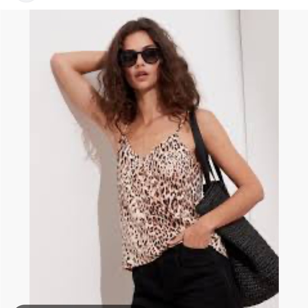 Banana Republic leopard print camisole size xl